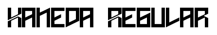 Kaneda Regular font